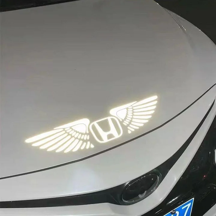 Laserowa naklejka na samochód 3D Angel Wings ✧5PCS✧