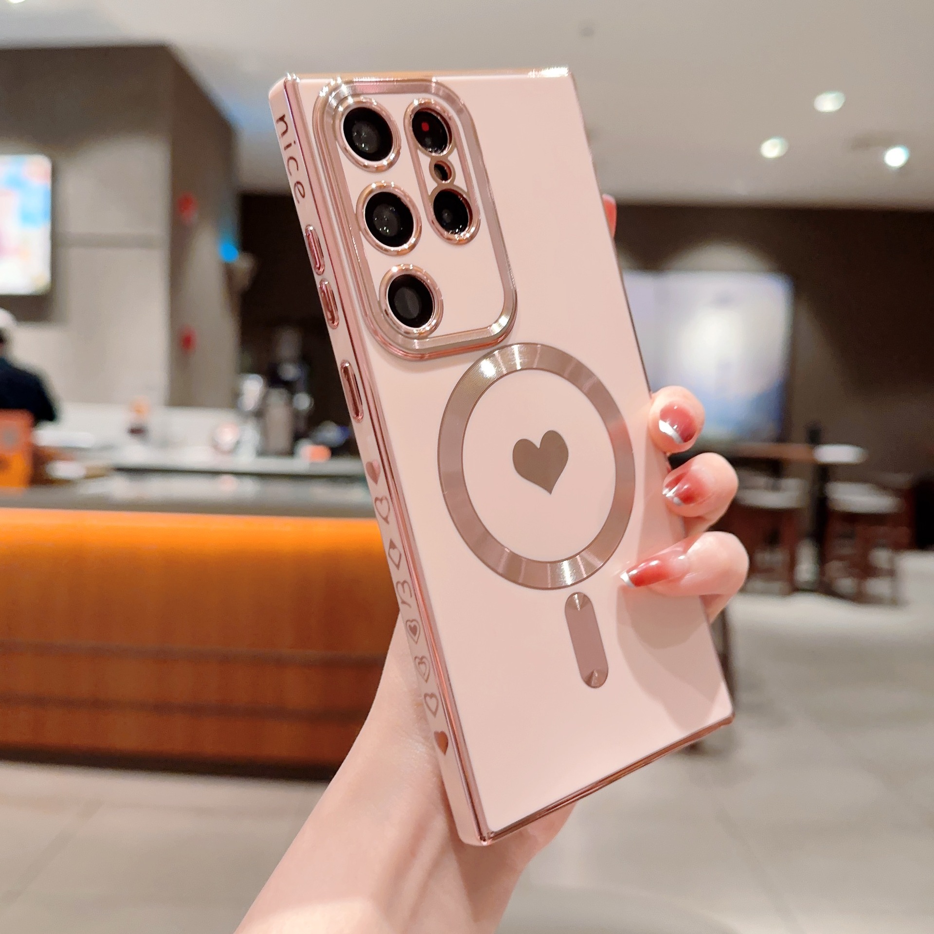 Magnetyczne etui na telefon Samsung Galaxy S23 S22 S21 Love