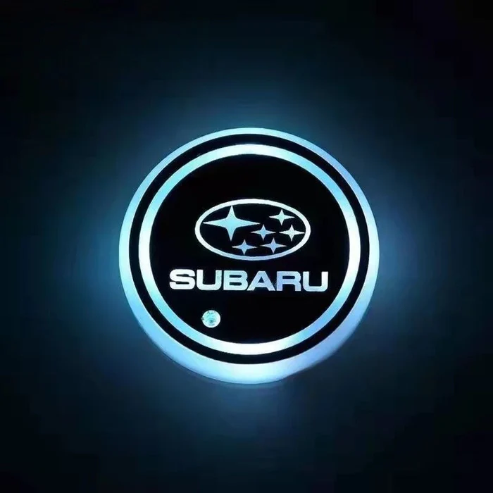 Kolorowe podstawki samochodowe LED