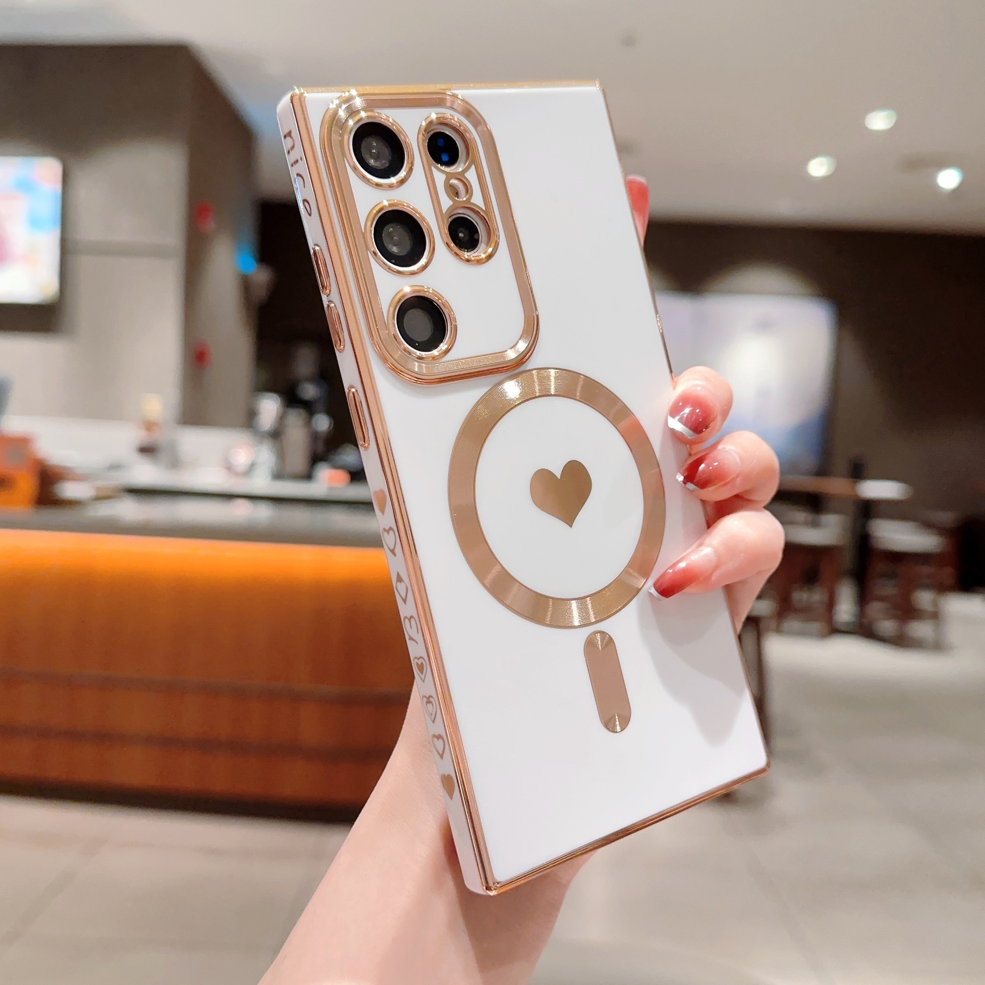 Magnetyczne etui na telefon Samsung Galaxy S23 S22 S21 Love