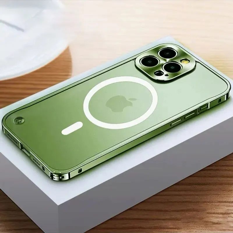 Luksusowe aluminiowe etui Magsafe na telefon iPhone
