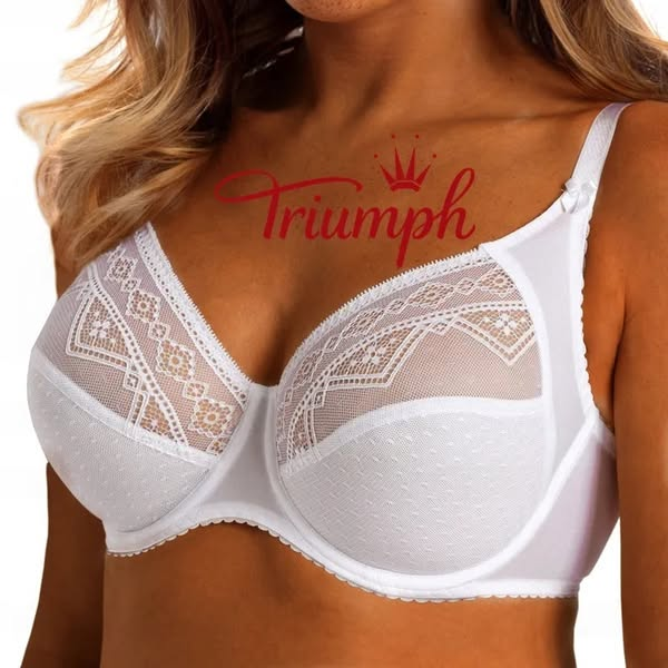 TRIUMPH® – 3 szt. 💖 50% ZNIŻKI✨ Nowy miękki koronkowy biustonosz damski