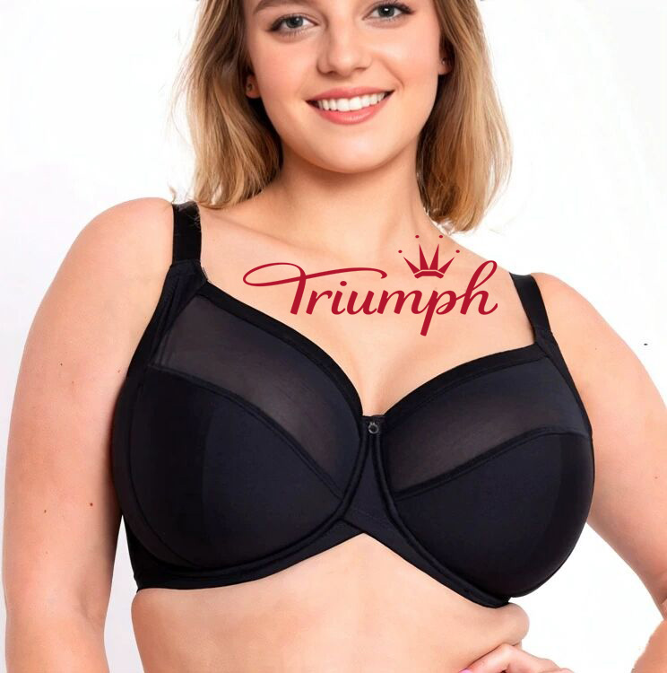 TRIUMPH® – 3 szt. 💖 50% ZNIŻKI✨ Nowy miękki koronkowy biustonosz damski