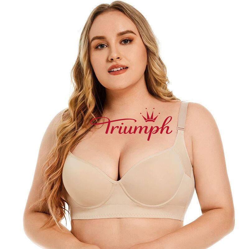 TRIUMPH® – 3 szt. 💖 50% ZNIŻKI✨ Nowy miękki koronkowy biustonosz damski