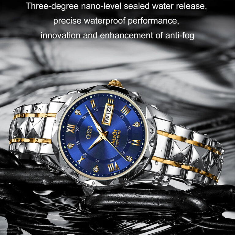 Audi 2026 Zegarek z włókna węglowego wolframu【Zegarki z logo różnych samochodów】