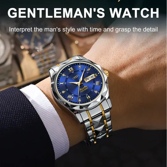 Audi 2026 Zegarek z włókna węglowego wolframu【Zegarki z logo różnych samochodów】