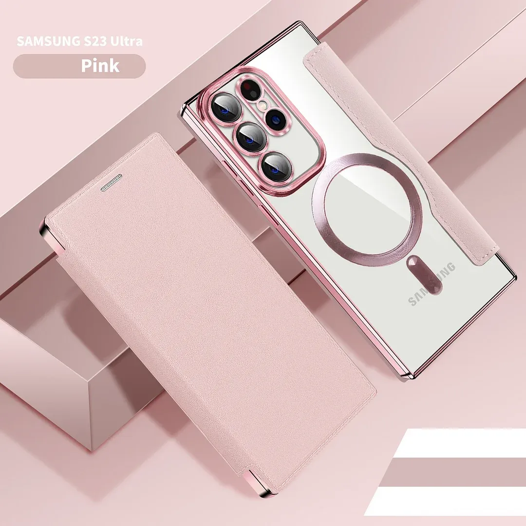 Pasuje do magnetycznego skórzanego etui na telefon biznesowy Samsung serii S