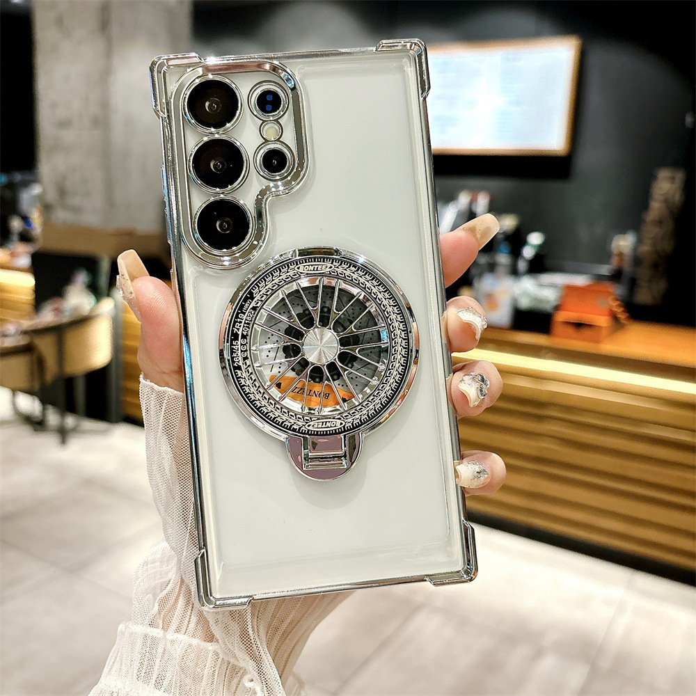 Żyroskopowe etui magnetyczne na telefon komórkowy, odpowiednie do serii Samsung S i A