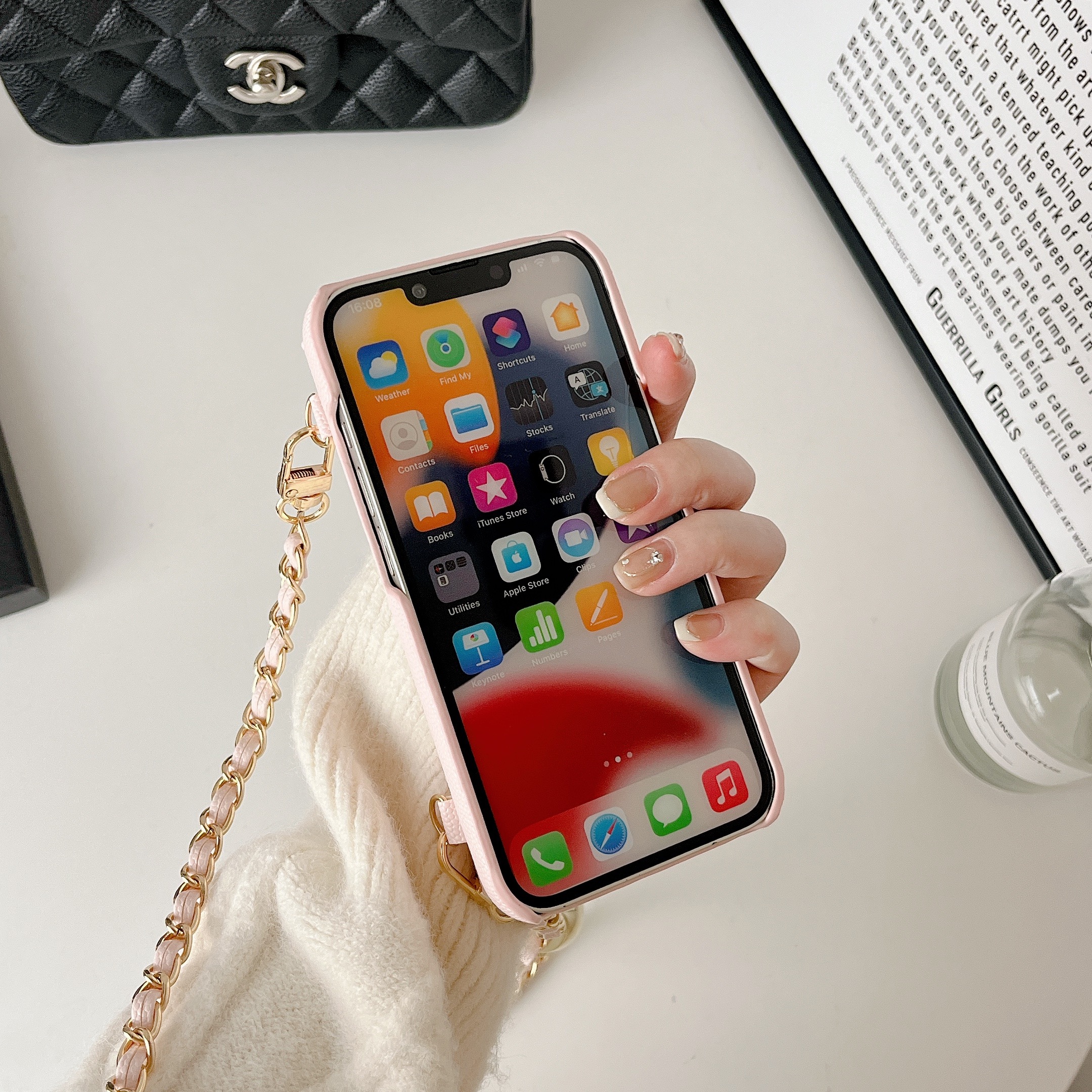 Torba w 4 kolorach, luksusowe skórzane etui na telefon