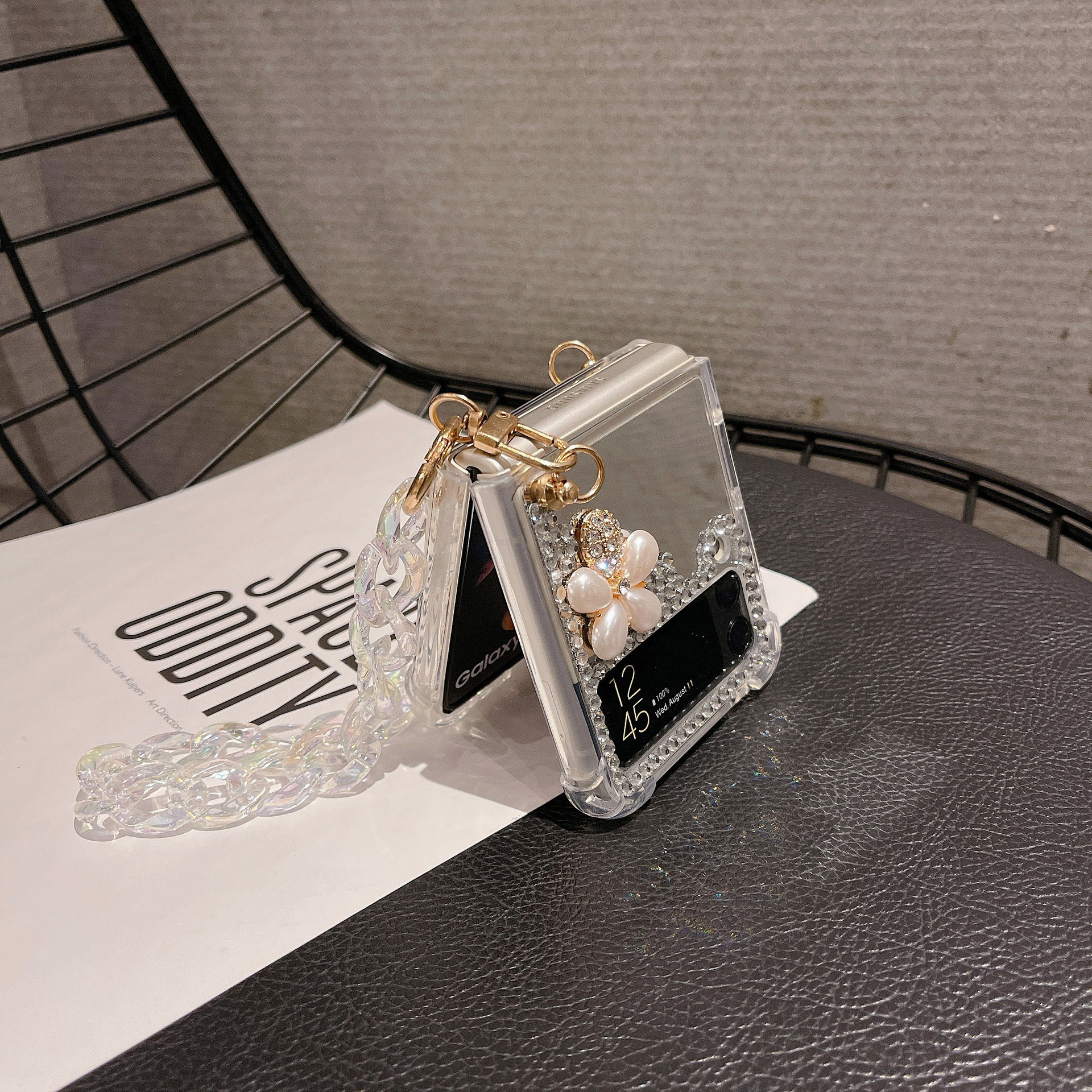 Luksusowe wodoodporne etui na telefon komórkowy w całości wykonane z diamentu