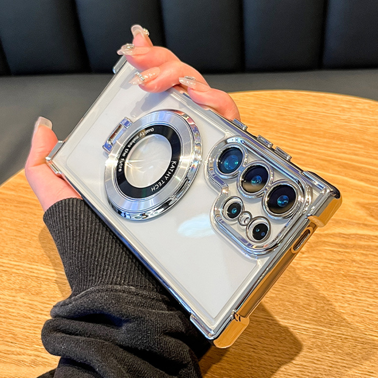 Nadaje się do galwanicznych etui na telefony komórkowe z serii Samsung z gradientowym, magnetycznym brokatem