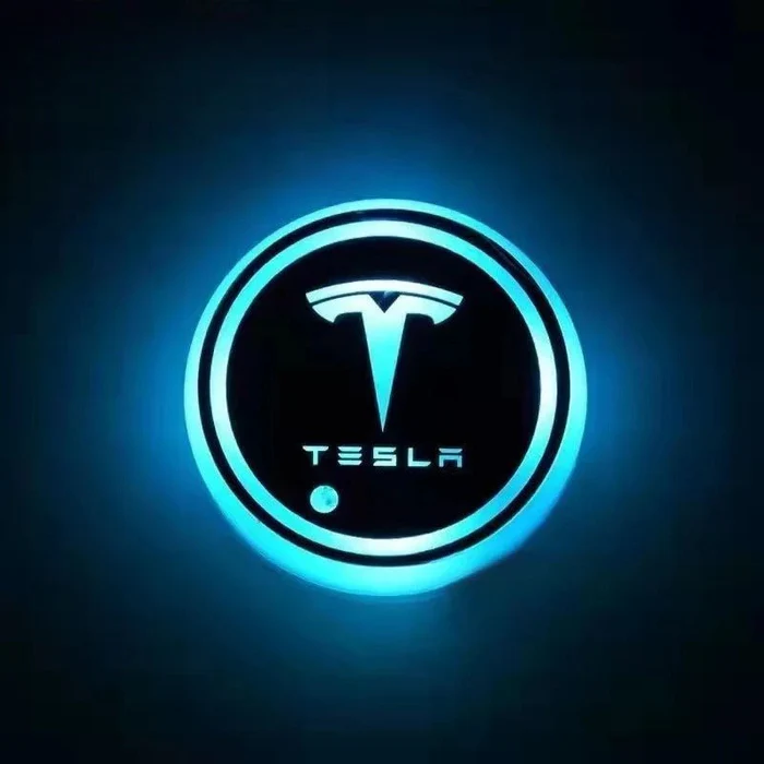 Kolorowe podstawki samochodowe LED