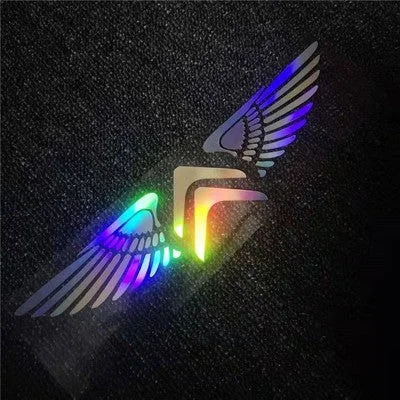 Laserowa naklejka na samochód 3D Angel Wings ✧5PCS✧