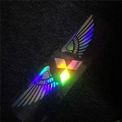 Laserowa naklejka na samochód 3D Angel Wings ✧5PCS✧
