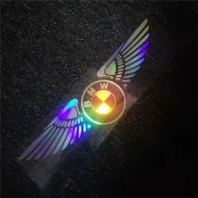 Laserowa naklejka na samochód 3D Angel Wings ✧5PCS✧