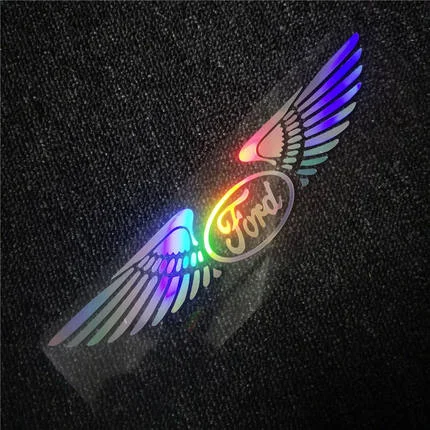 Laserowa naklejka na samochód 3D Angel Wings ✧5PCS✧
