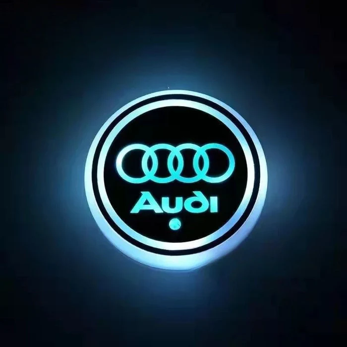 Kolorowe podstawki samochodowe LED