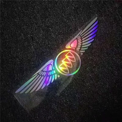 Laserowa naklejka na samochód 3D Angel Wings ✧5PCS✧