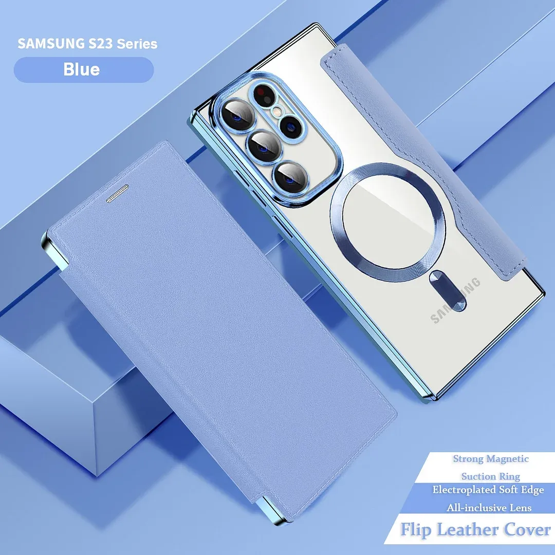 Pasuje do magnetycznego skórzanego etui na telefon biznesowy Samsung serii S