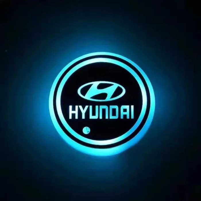 Kolorowe podstawki samochodowe LED