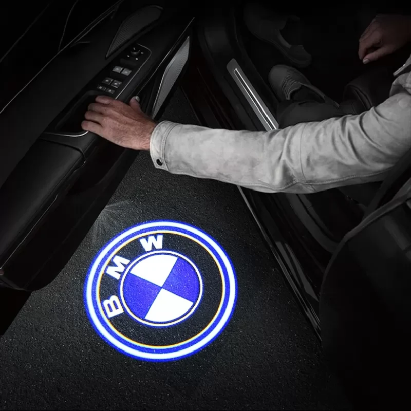 Projetor de luzes de boas-vindas com logotipo de carro LED