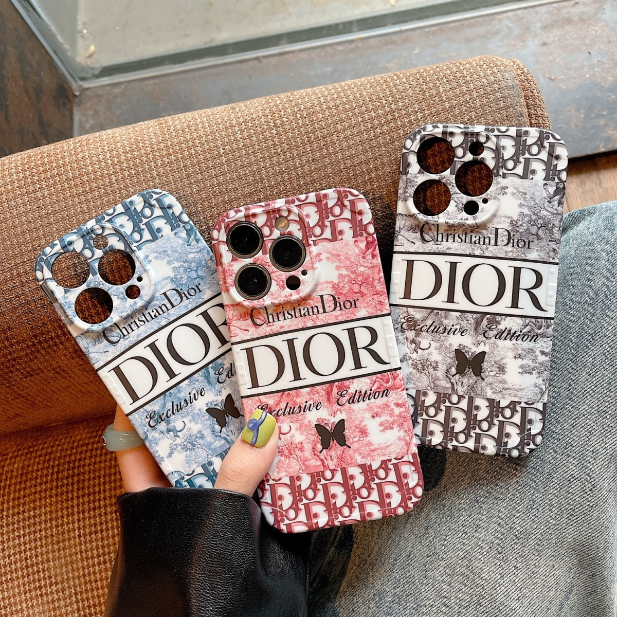 Capa para celular anti-queda leve e luxuosa de última geração