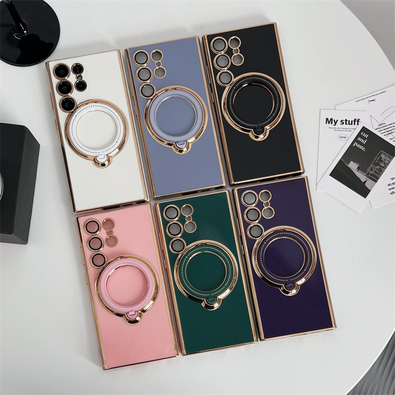 Adequado para Samsung S23, S22, S21, A13, A14, A52, A53, A54 e outros estojos de suporte magnético
