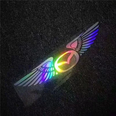 Adesivo de carro a laser 3D Angel Wings ✧5PCS✧