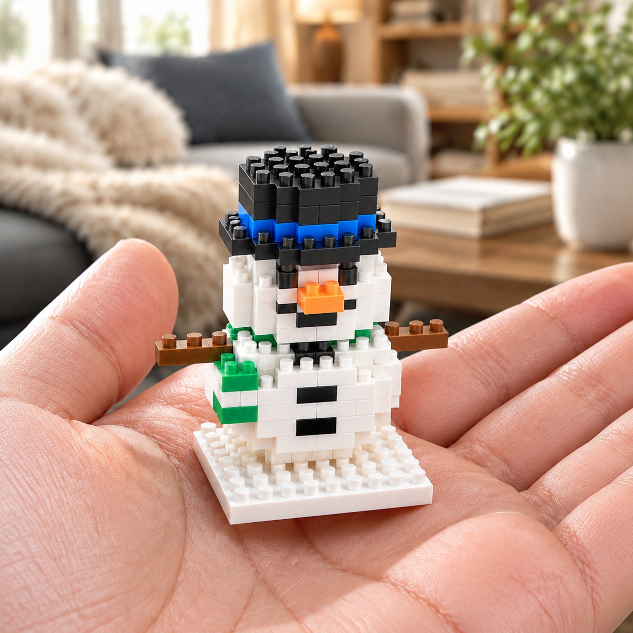 Christmas Mini Building Blocks Set | Cute Xmas Decor & Gift for Kids Adults