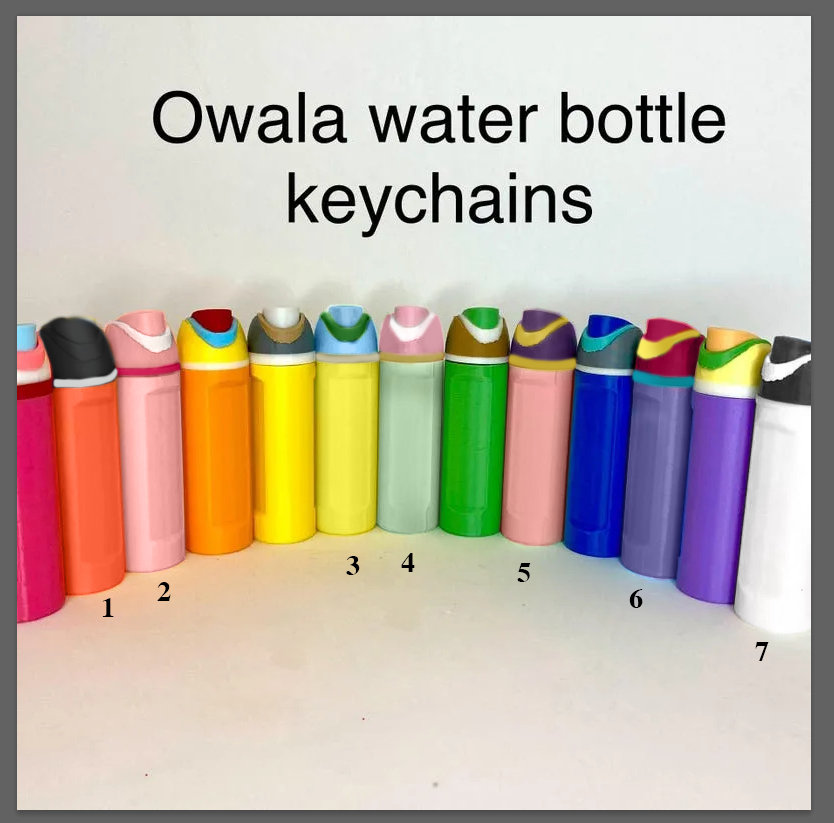 Trendy Bottle Keychain