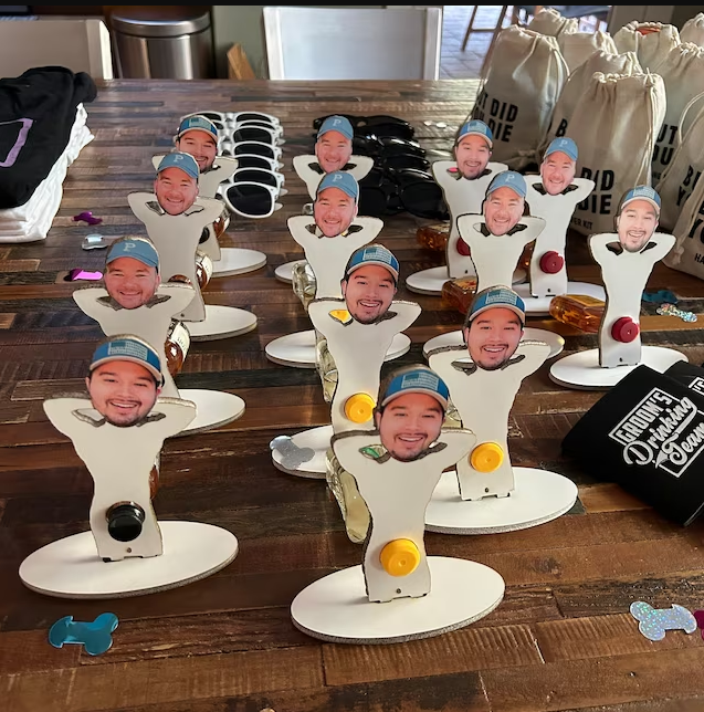 Funny bachelorette party favors, stripper shooter holder