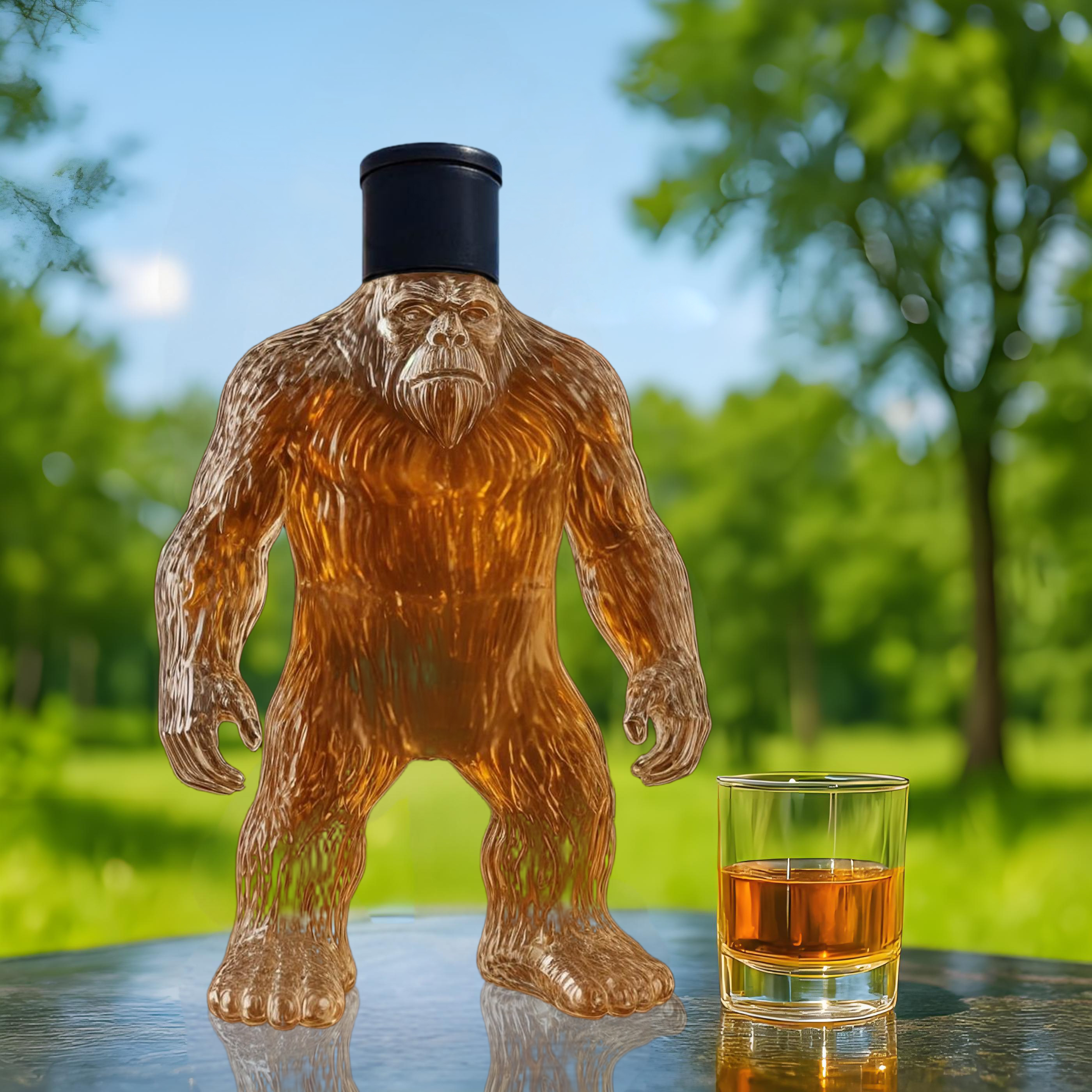 Bigfoot Whiskey Bottle