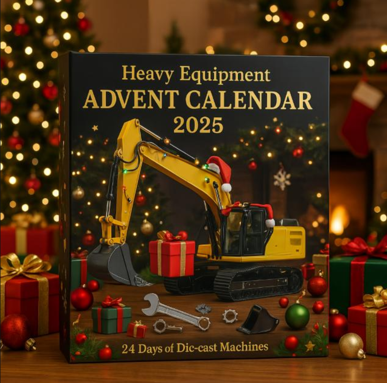 Heavy Equipment Advent Calendar 2025 · 24 Die-cast Machines