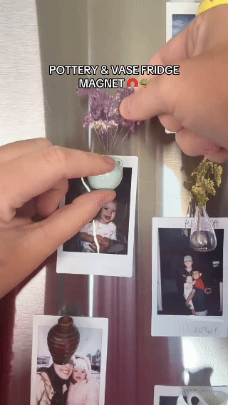 🎀Mother’s Day Mini Magnetic Vase Set – Make Every Corner Bloom