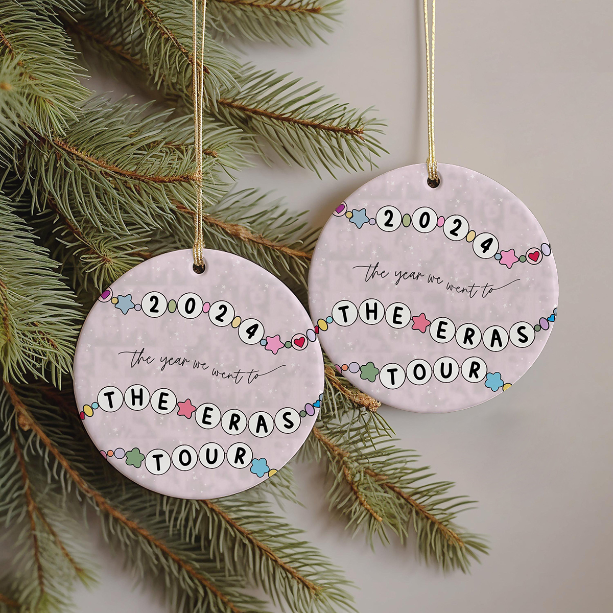 Wooden The Eras Tour Circle Hanging Decoration