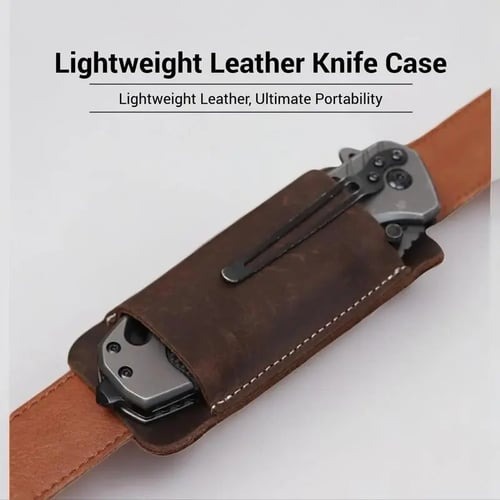 Leather Pocket Belt Knife Case