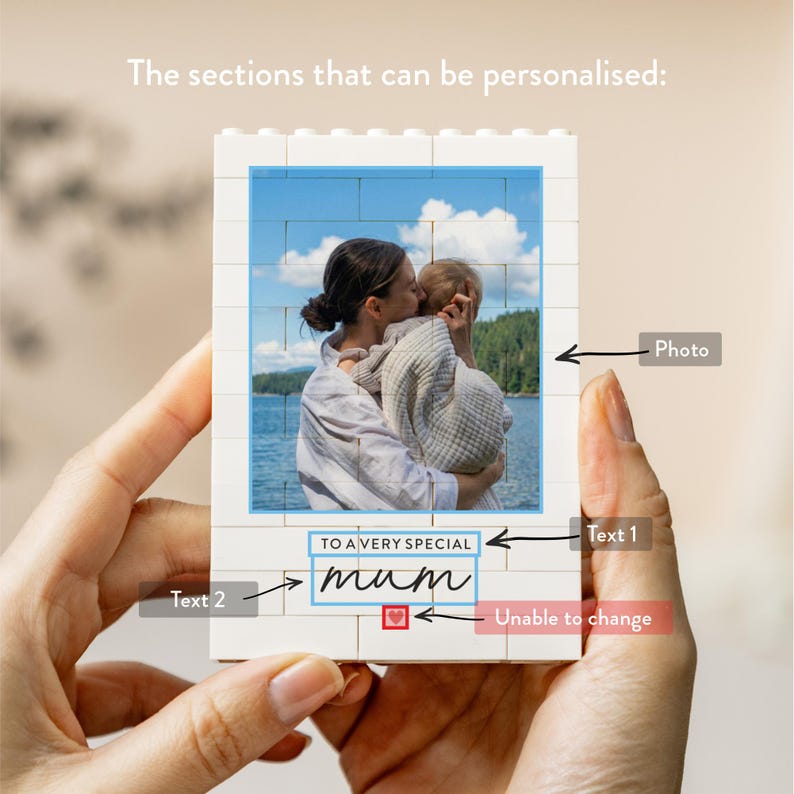 Custom Photo Brick for Mom 💖 | Personalized Mother’s Day Gift That Lasts Forever