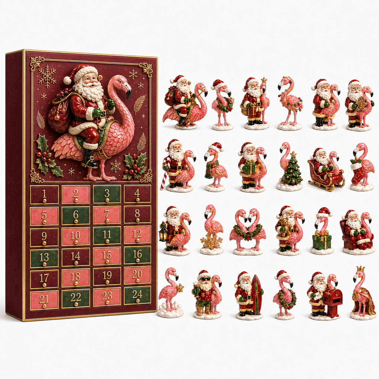 🦩 2. Christmas Flamingo Advent Calendar