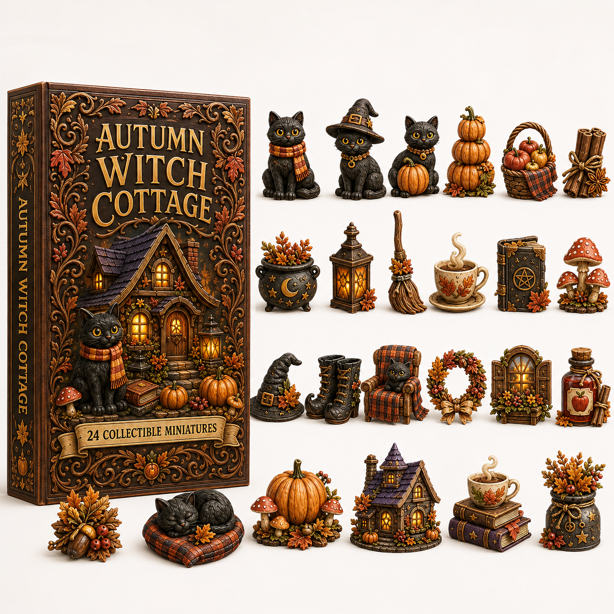 🎃Autumn Witch Cottage Advent Calendar