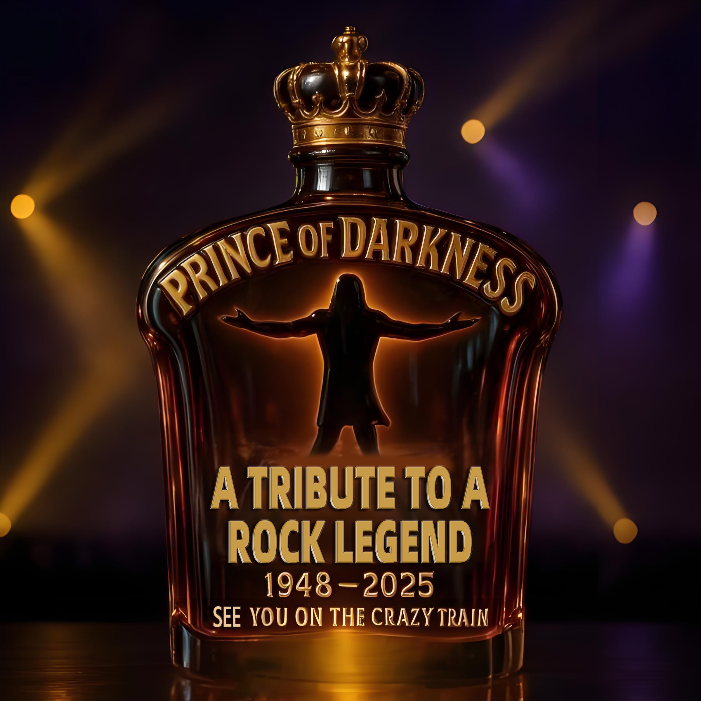 Open hands back view wine bottle