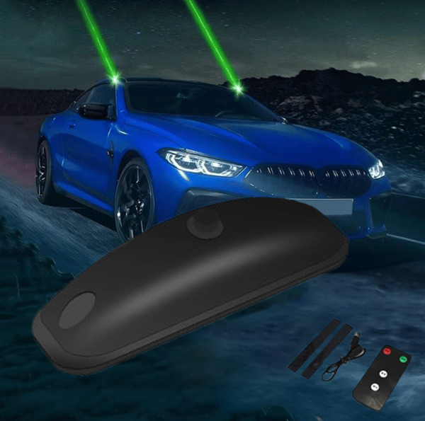 Vehicle remote pilot light laser