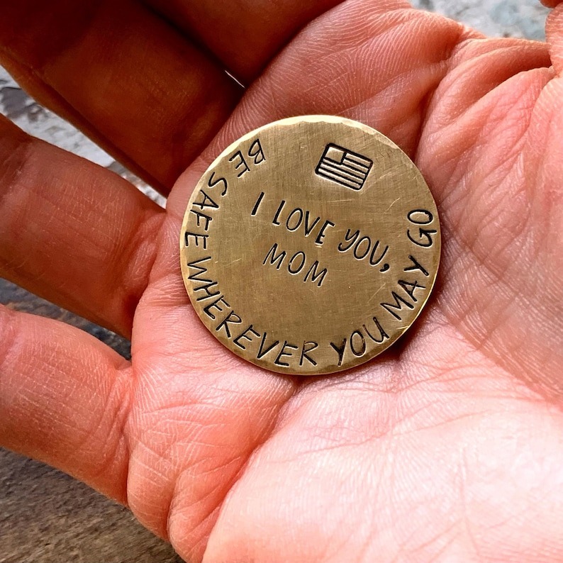 Pocket Coin for Long Distance Military Deployment Gift