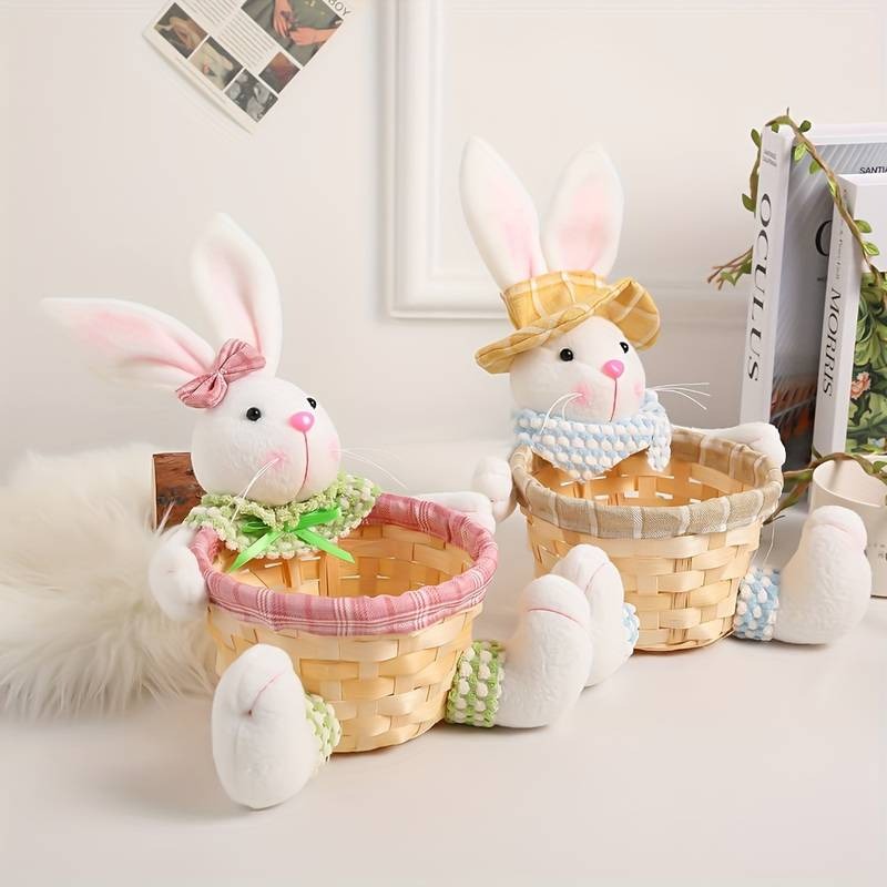 Easter Cute Rabbit Storage Basket