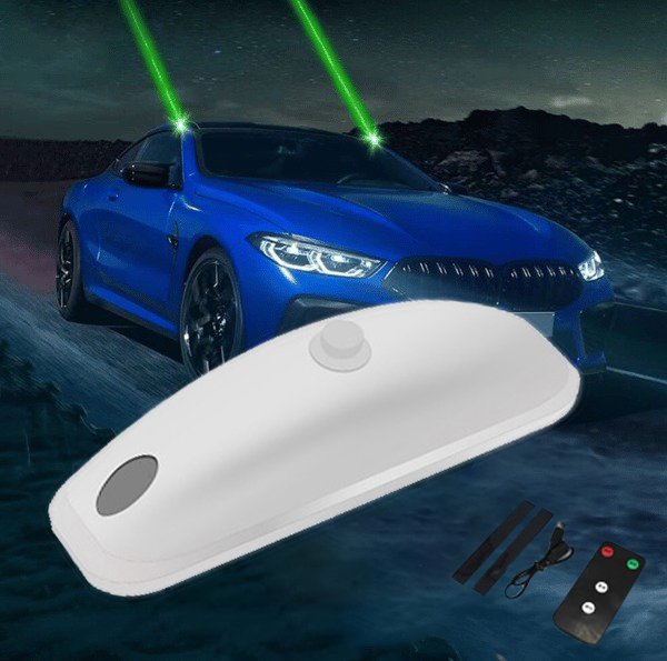 Vehicle remote pilot light laser