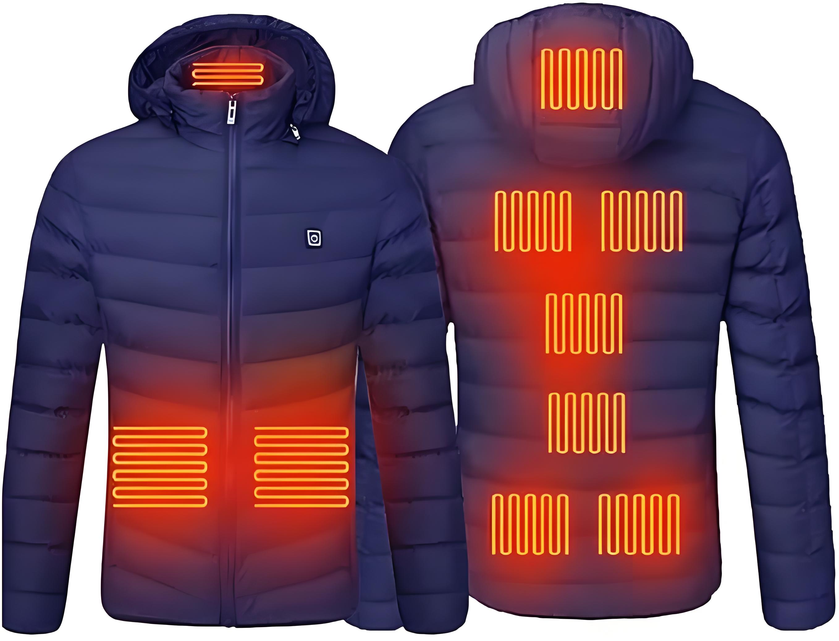 Heated Jackets, USB Electric Heating Unisex Hooded Jacket