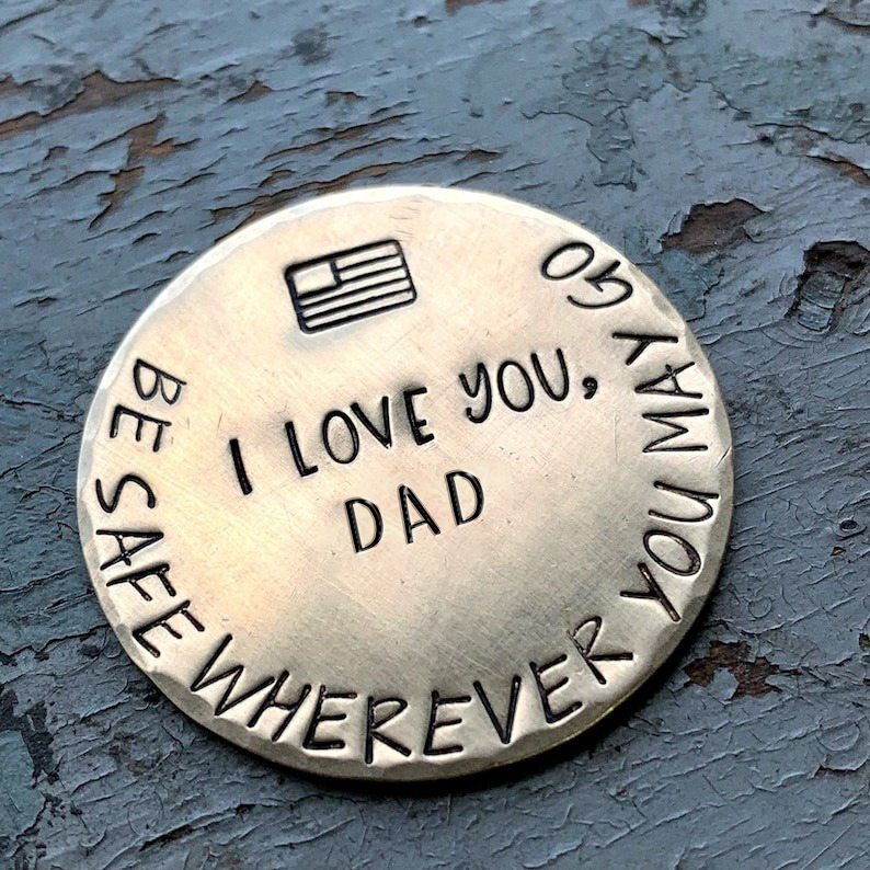 Pocket Coin for Long Distance Military Deployment Gift