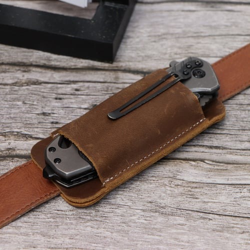 Leather Pocket Belt Knife Case