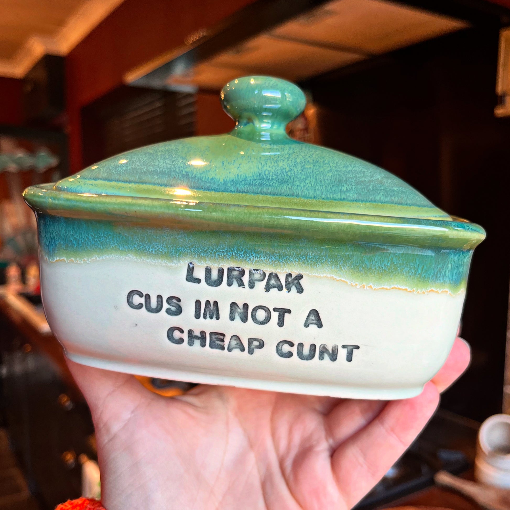 Special Edition Funny Butter Dish