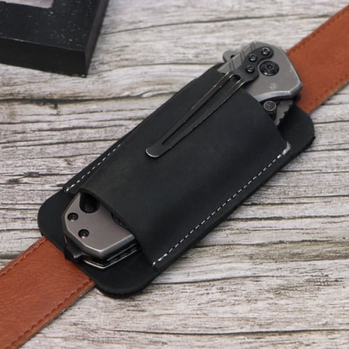 Leather Pocket Belt Knife Case