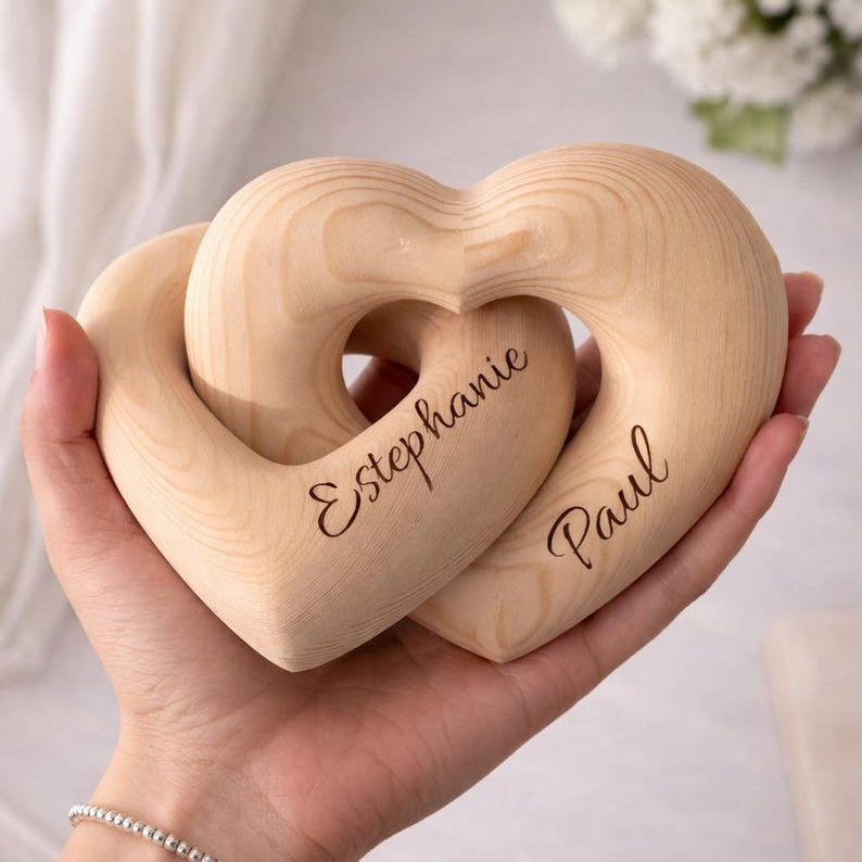 ♾️Personalized Wooden Infinity Heart